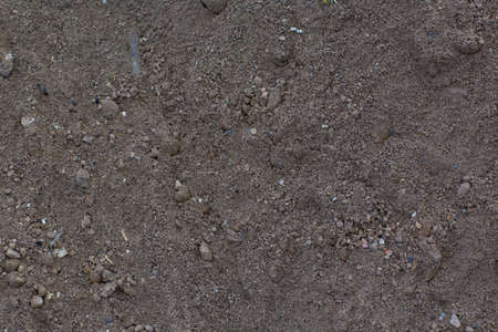 Soil ground texture background pattern. Dirty earth brown.の写真素材