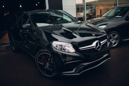 USA - New York, March 19, 2019: The new modern Mercedes Benz AMG GLE 63 S 4MATIC at the street outdoorのeditorial素材