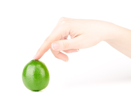 Beautiful Ripe Limeの写真素材