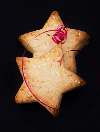 New Year and Christmas Cookiesの写真素材