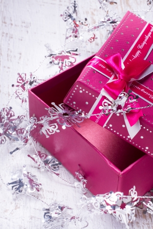 Christmas and New Year Gift Boxの写真素材
