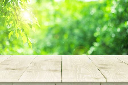 Fitted wooden worktop surfaceの写真素材