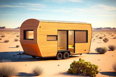 wooden concept trailer for trips tiny house with wheels