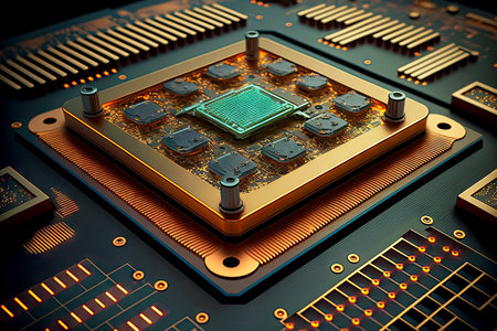 electronic automatic circuit of wafer semiconductor manufacturing