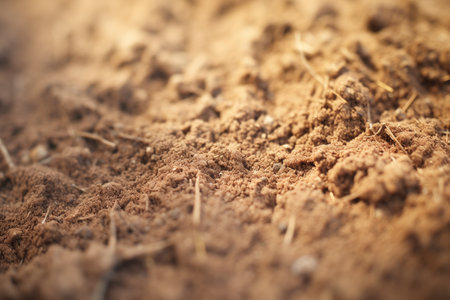 detailed texture of molehill soilの素材