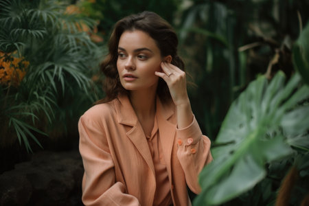 ethical fashion brand spokesperson advocating for sustainable and eco-friendly practicesの素材