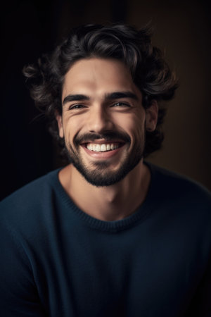shot of a handsome young man smiling and looking confidentの素材