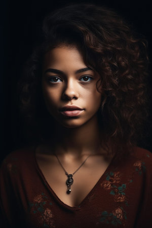 shot of a beautiful young womanの素材