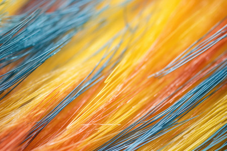 macro shot of glass fiber threadsの素材