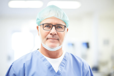 dental surgeon ready to place a dental implantの素材