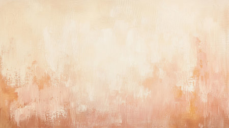 Subtle peach and beige oil paint texture with smooth, delicate layers and faint brushstroke details, perfect for a soft backgroundの素材