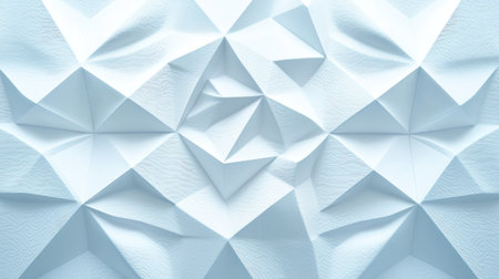 Minimalist white 3D background with geometric cubes and sharp edges, creating a clean, modern look with depth and symmetryの素材