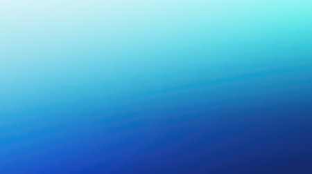 Deep blue sea gradient background flowing into a lighter aquamarine shade, no visible horizon or land.の素材