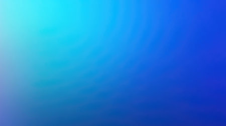 A clean, abstract blue sea gradient background with shimmering effects and no defined horizon.の素材