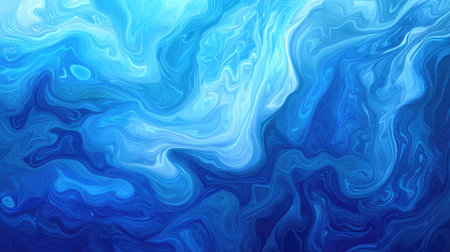 Abstract blue sea background gradient with rippling water in shades of sky blue and indigo.の素材