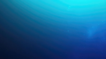 Deep blue sea gradient background flowing into a lighter aquamarine shade, no visible horizon or land.の素材