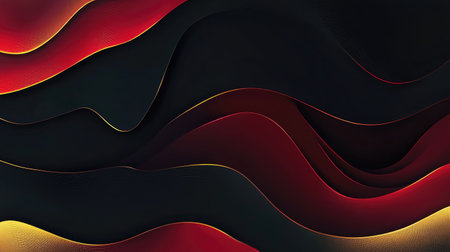 Dark abstract gradient with subtle red and gold hues, forming a cinematic and moody composition.の素材