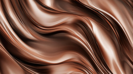 Rich mocha-toned smoke patterns gently twisting and swirling in an abstract, sophisticated background design.の素材