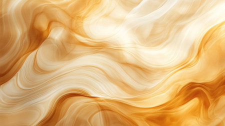 Dynamic swirling waves of warm brown smoke creating an artistic, abstract texture with soft gradients.の素材