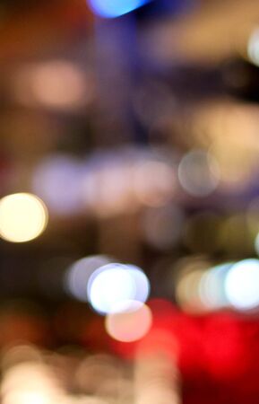 Colorful yellow and red bokeh background