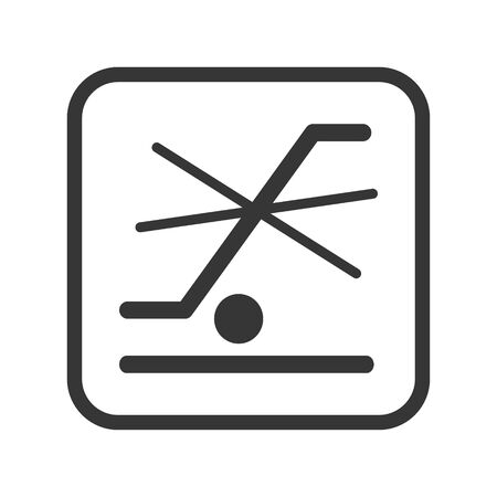 Do not lift with trolley packaging and logistic vector isolated single icon. Packing marking sign and symbolのイラスト素材