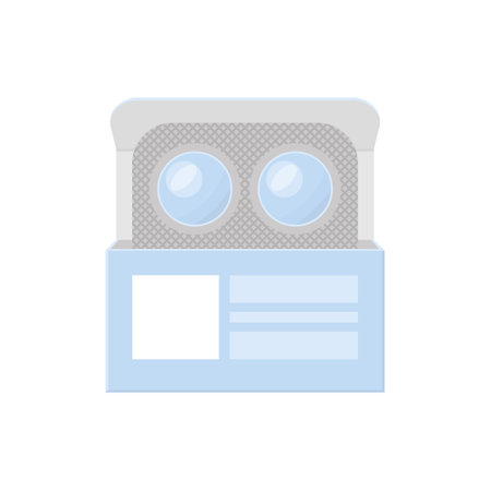 Medicine and pills in pack vector colorful iconのイラスト素材