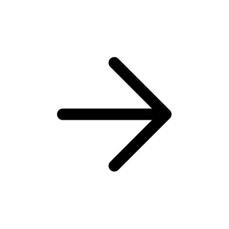Arrow to the right, simple web or mobile interface vector iconのイラスト素材
