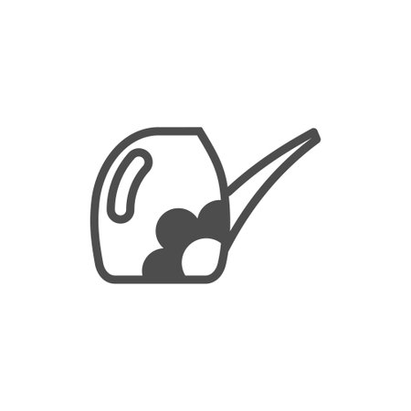 Watering can black vector icon, garden tool, equipment and accessoryのイラスト素材