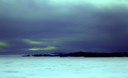 Stormy weather in the mountains 
