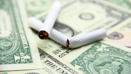 Quit smoking concept の写真素材