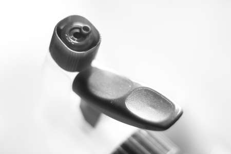 Macro of a spray bottle.の写真素材