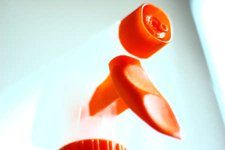 Macro of a spray bottle.の写真素材