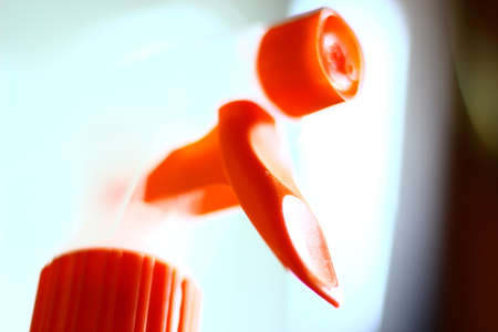Macro of a spray bottle.の写真素材