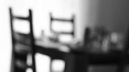 Opened doors into an apartment.の写真素材