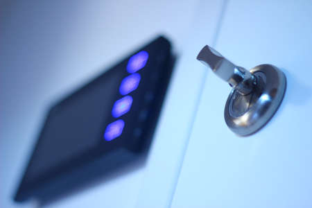Monitored and secured safety doors.