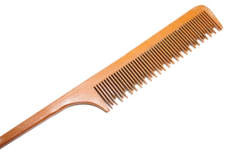 comb isolated on white close up look