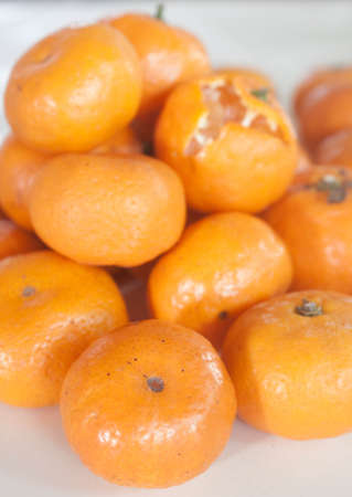 Small oranges grown in Thailand の写真素材