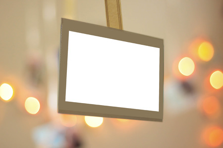 Hangings photo bokehの写真素材