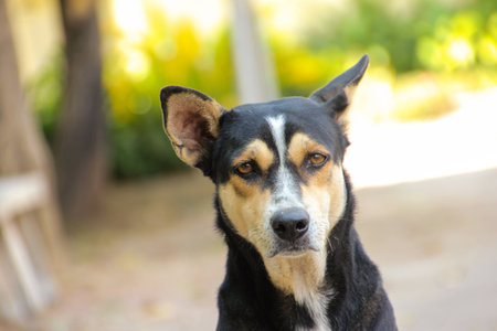 handsome dogの写真素材