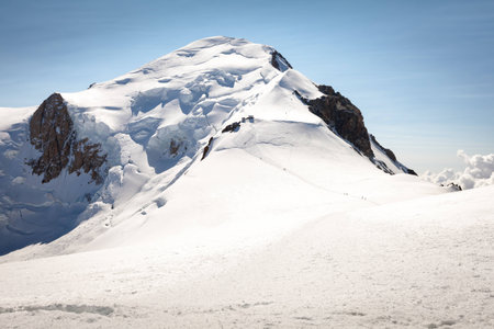 Summit of Mont Blancの写真素材