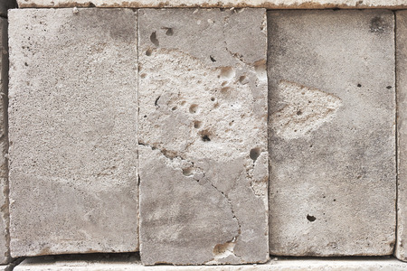 Background image in the form of concrete blocksの写真素材