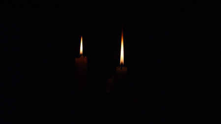 2 candlesの写真素材