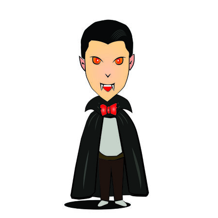 dracula characterのイラスト素材
