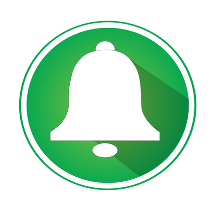 bell icon flat designのイラスト素材