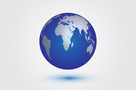 Earth four color vector EPS10.のイラスト素材