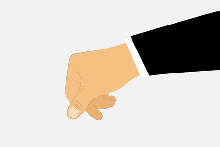 Male business hand.のイラスト素材