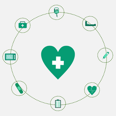 Icon medical vector.のイラスト素材