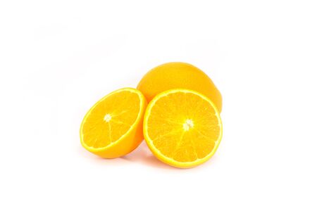 Orange isolated on white background.の写真素材