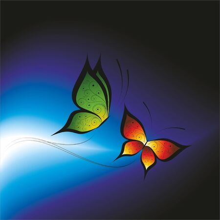 Butterfly. Vector illustration. のイラスト素材
