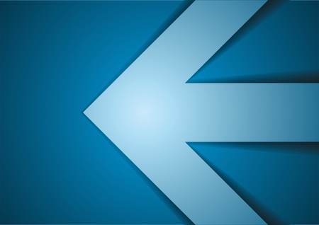 Blue Arrow. Vector abstract background.のイラスト素材